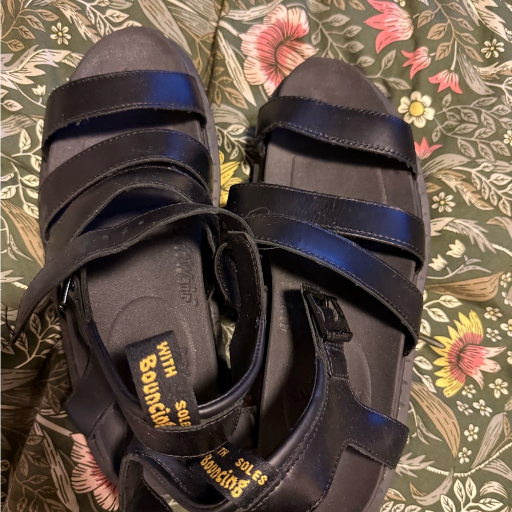 Dr. Martens Black Sandals